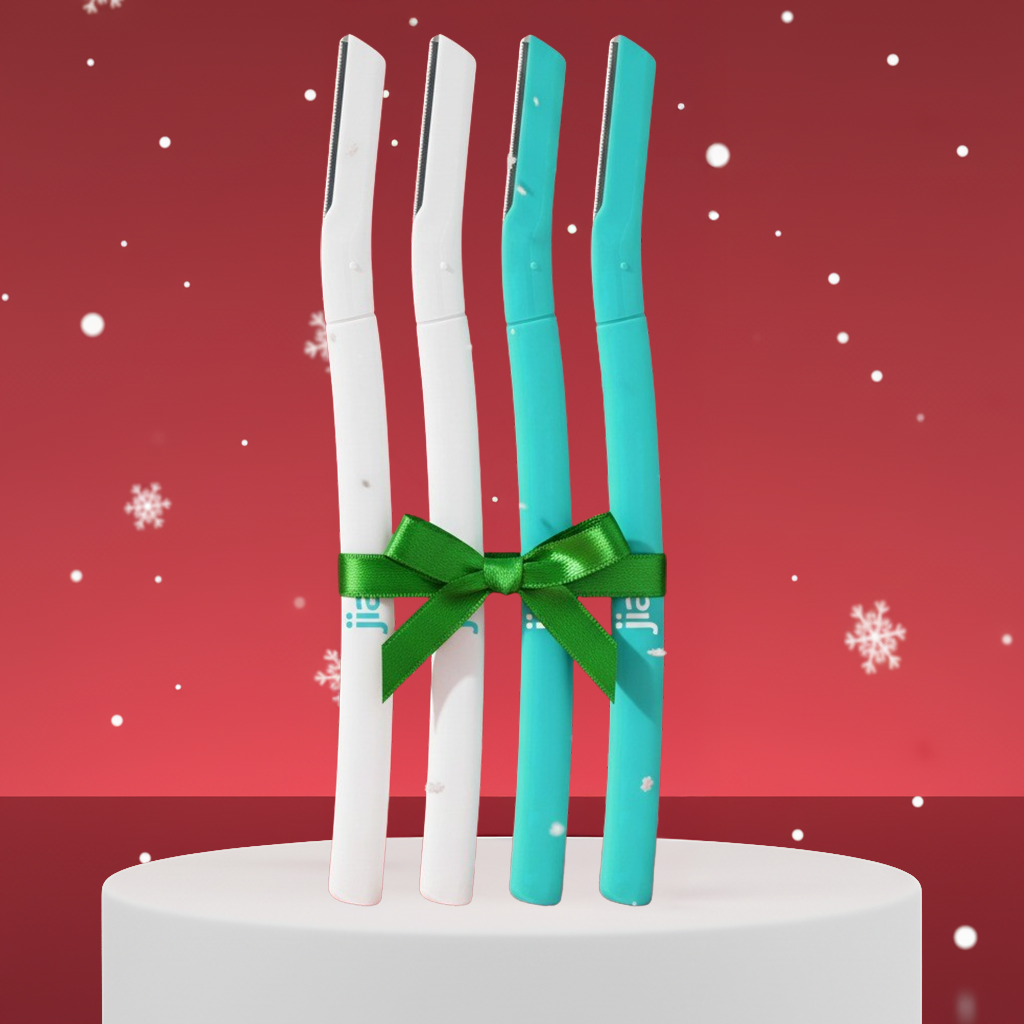 Dermaplaning Facial Precision Razor in Mint Glow 4-Pack