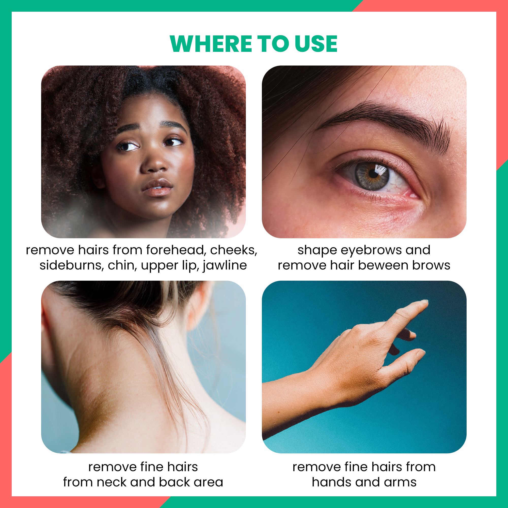 Jia Dermaplaning Facial Folding Razor in Champagne Blush 3-Pack