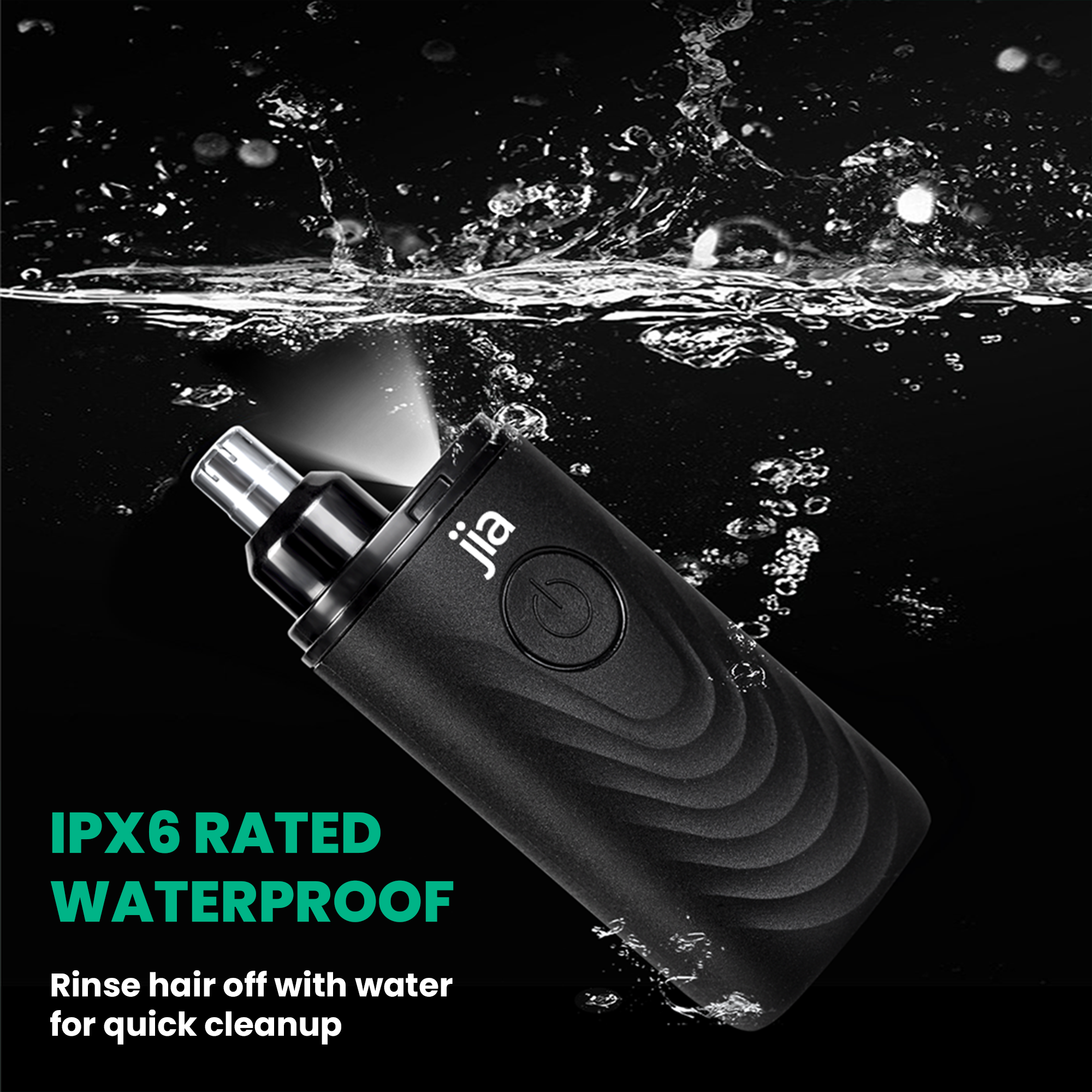 Jia The Original Nose Hair Trimmer in Midnight Black