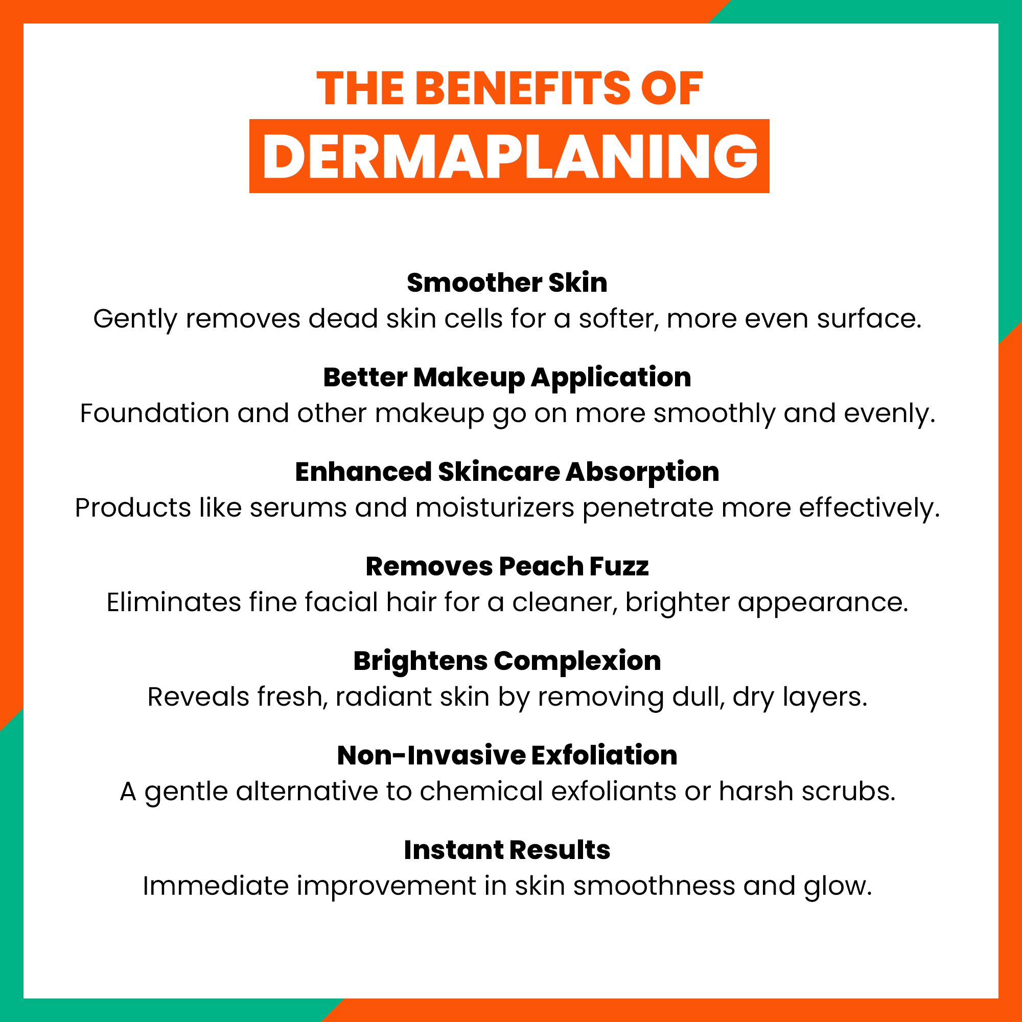 Jia Dermaplaning Facial Precision Razor in Mint Glow - 4 Pack