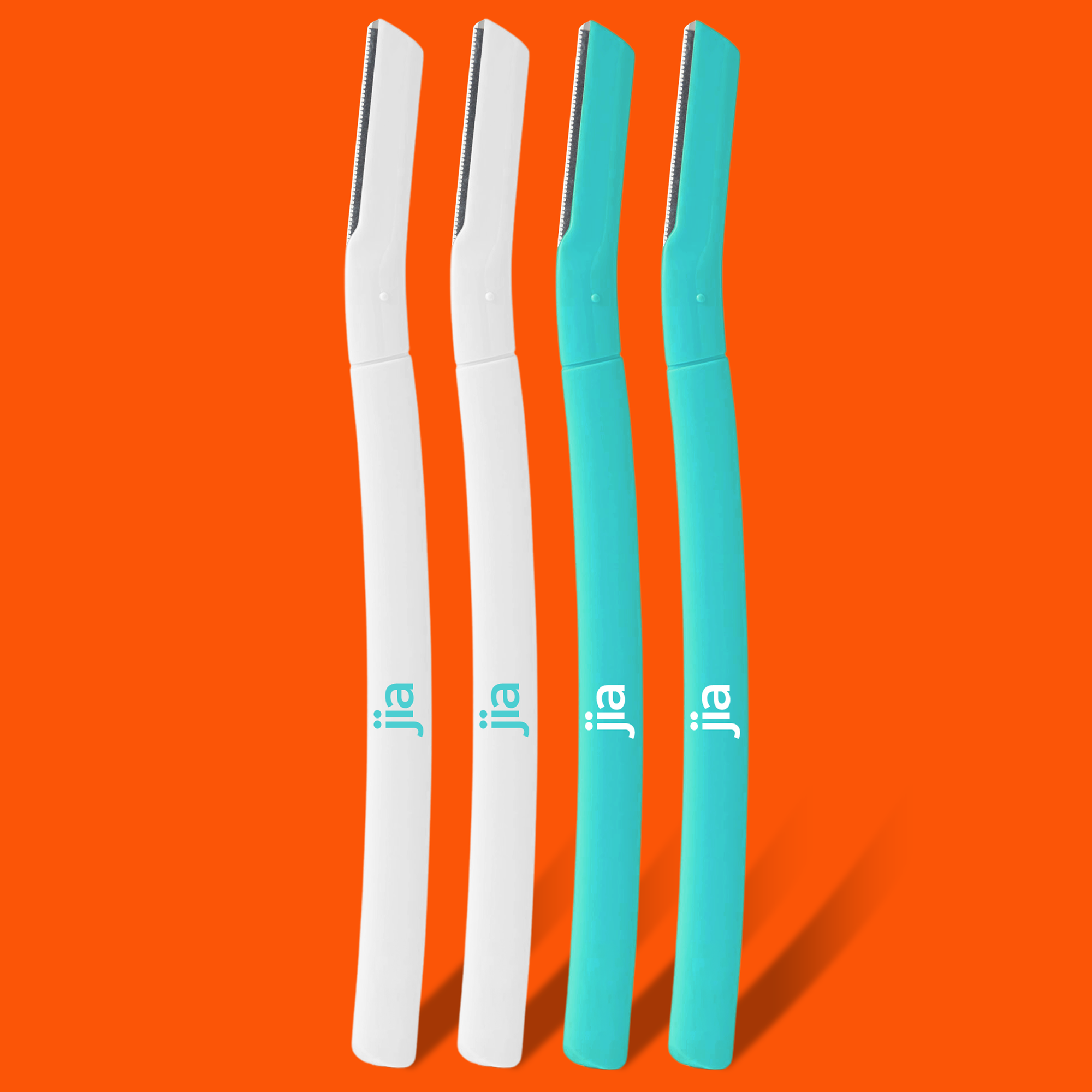 Dermaplaning Facial Precision Razor in Mint Glow - 4 Pack