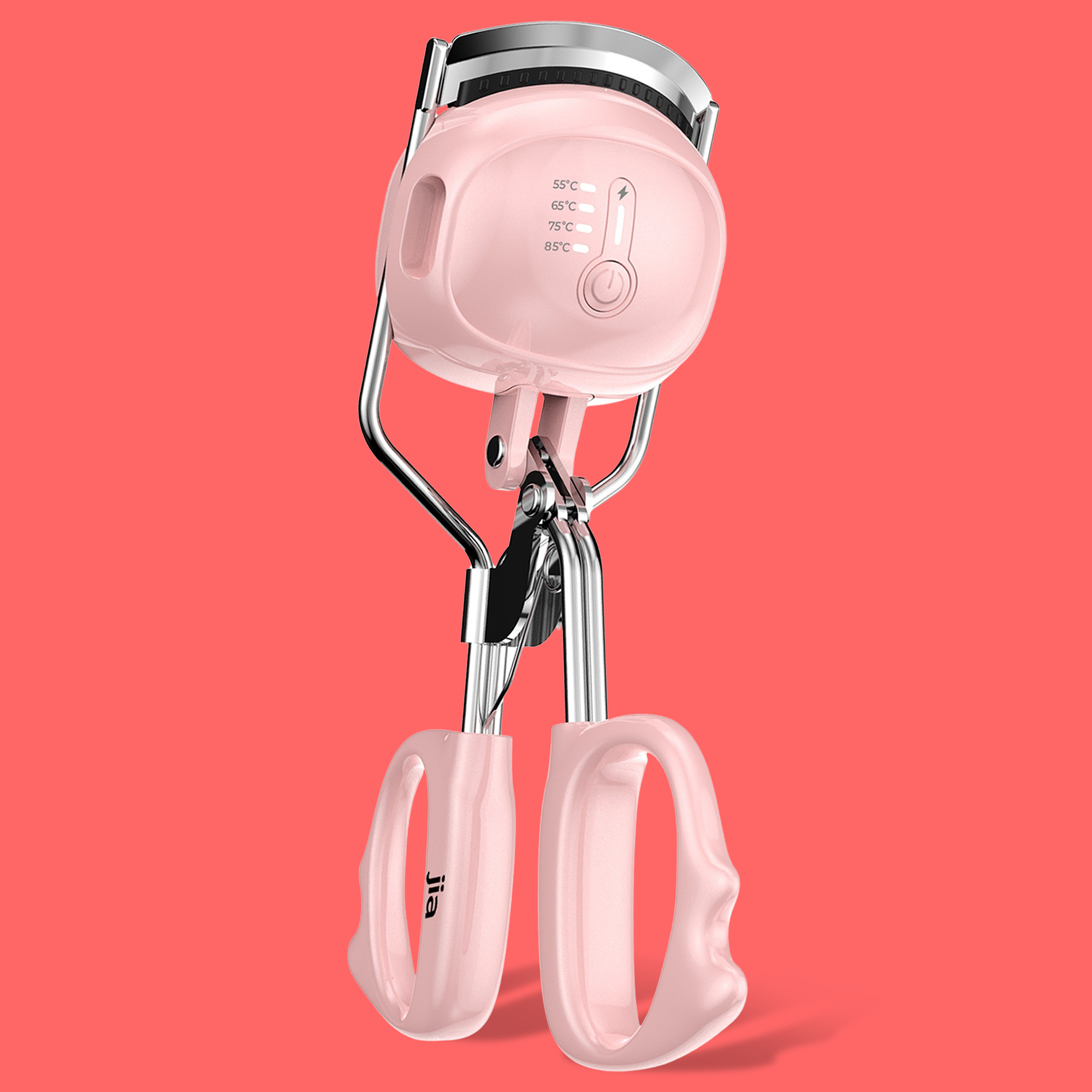Jia SleekCurl Heated Eyelash Curler in Primrose Pink