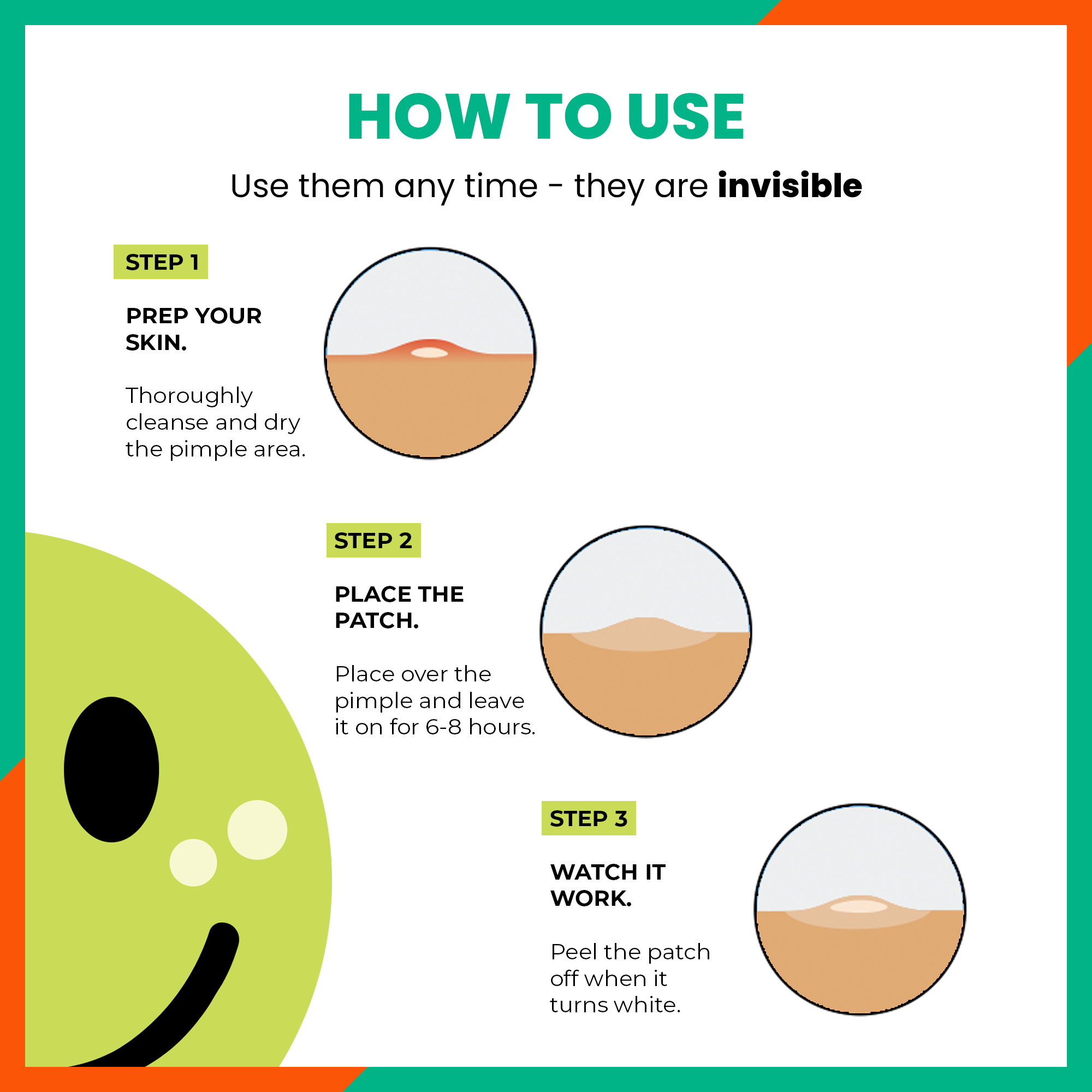 Jia Wipeout Acne Pimple Patches | Hydrocolloid, Salicylic Acid, Cica, Tea Tree Oil, Calendula Oil