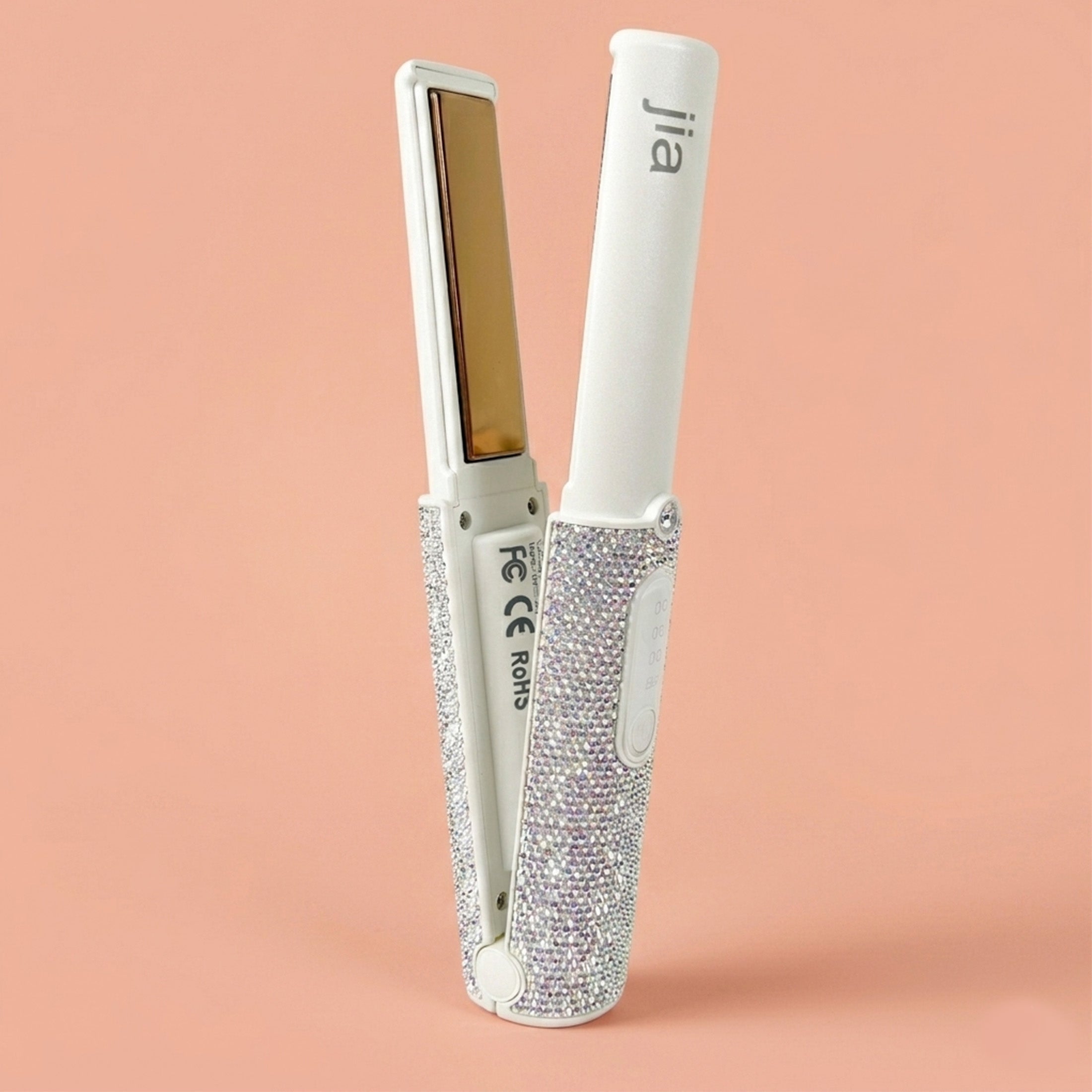 Hair Straightener Wireless in White Diamond