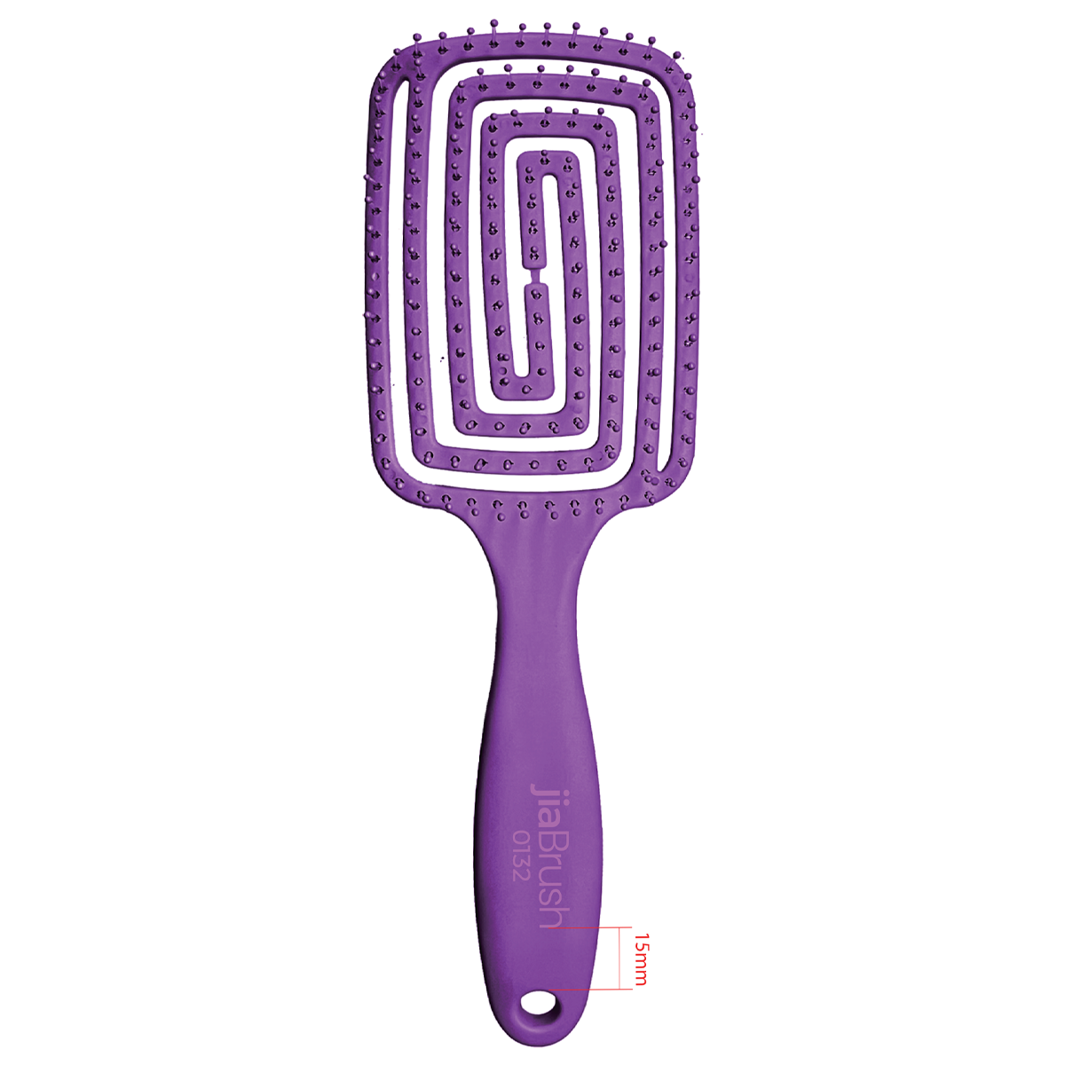 jiaBrush Detangling Hair Brush - Purple