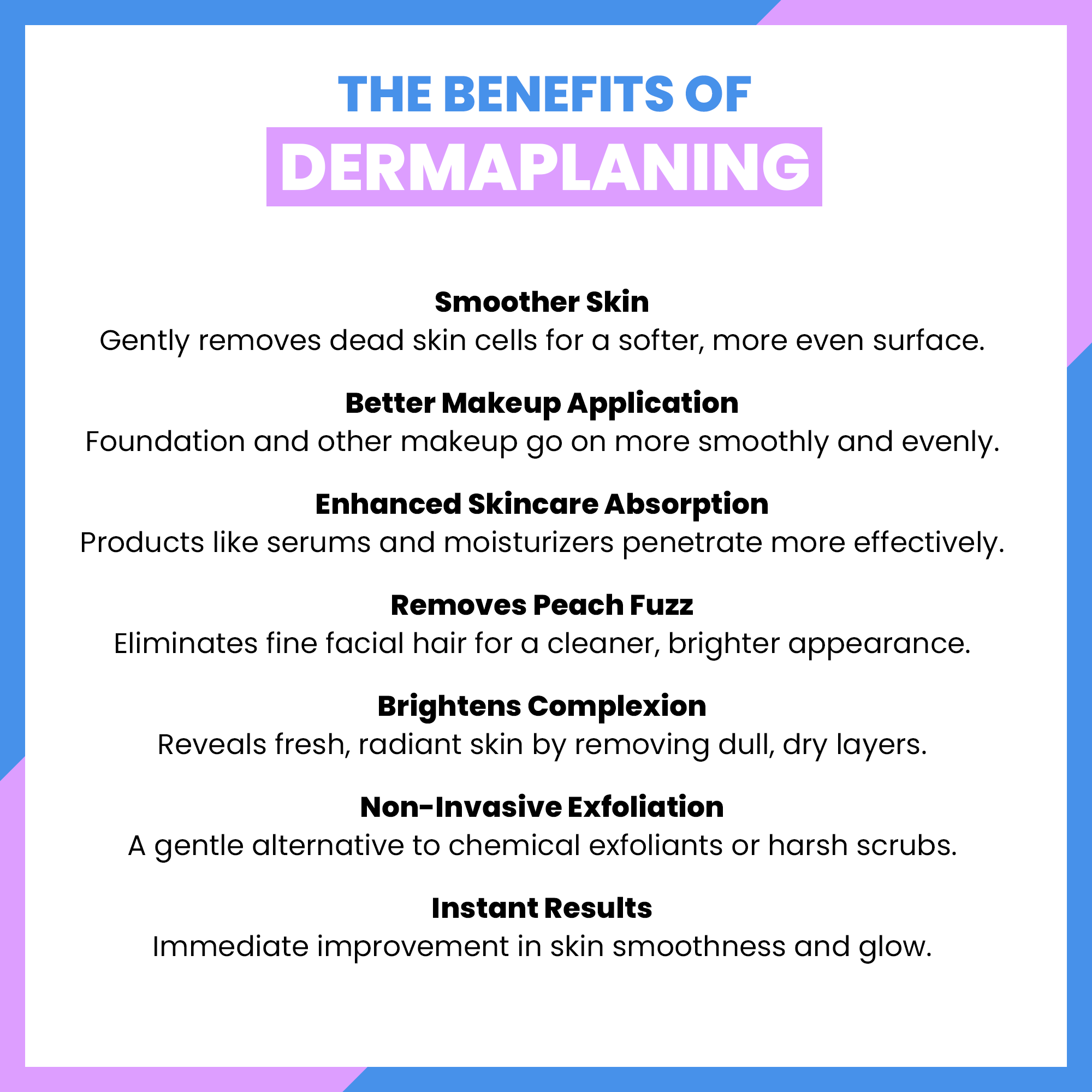 Dermaplaning Facial Metal Razor With 20 Refill Blades in Iridescent Night