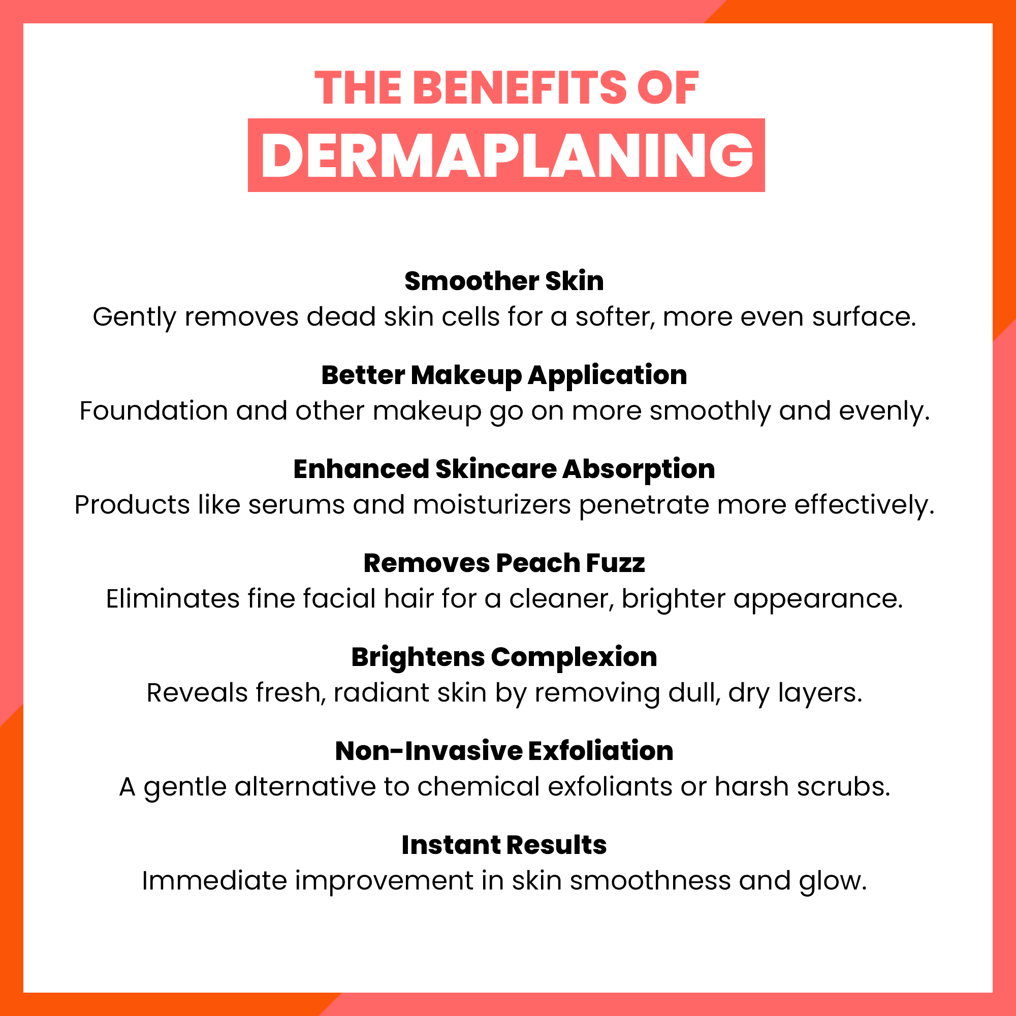Dermaplaning Facial Metal Razor With 20 Blades in Rose Gold