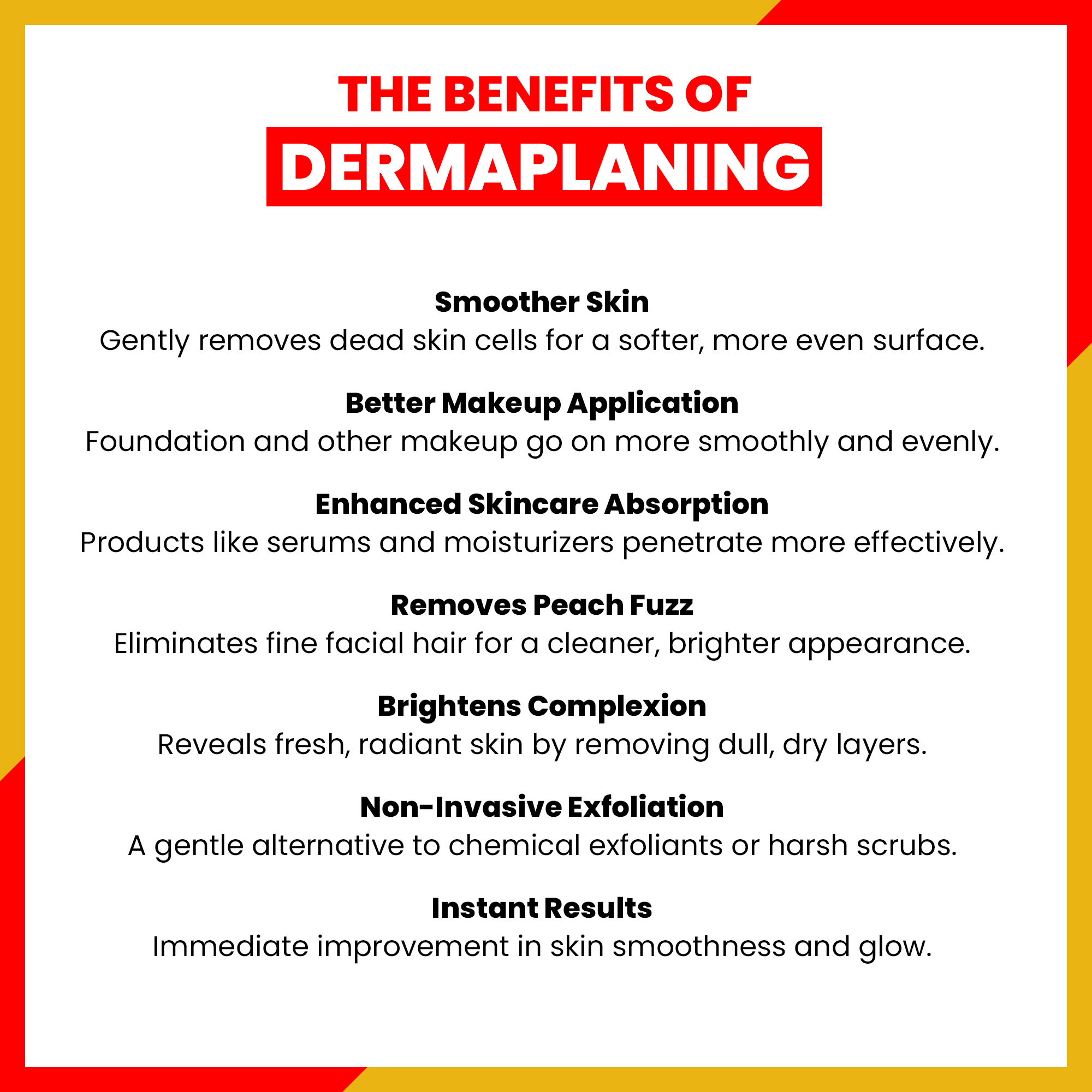 Dermaplaning Facial Metal Razor With 20 Refill Blades in Ruby Red