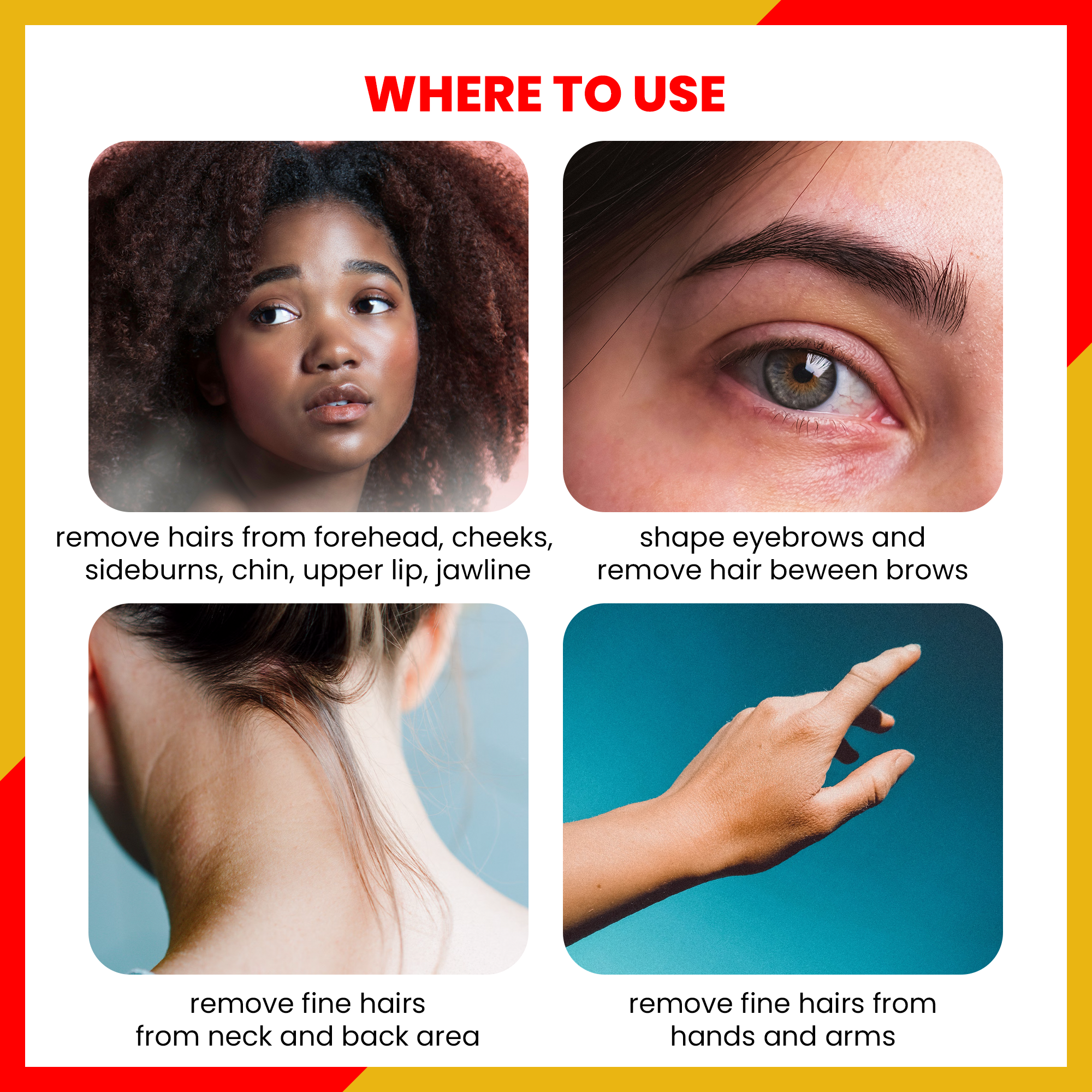 Dermaplaning Facial Metal Razor With 20 Refill Blades in Ruby Red