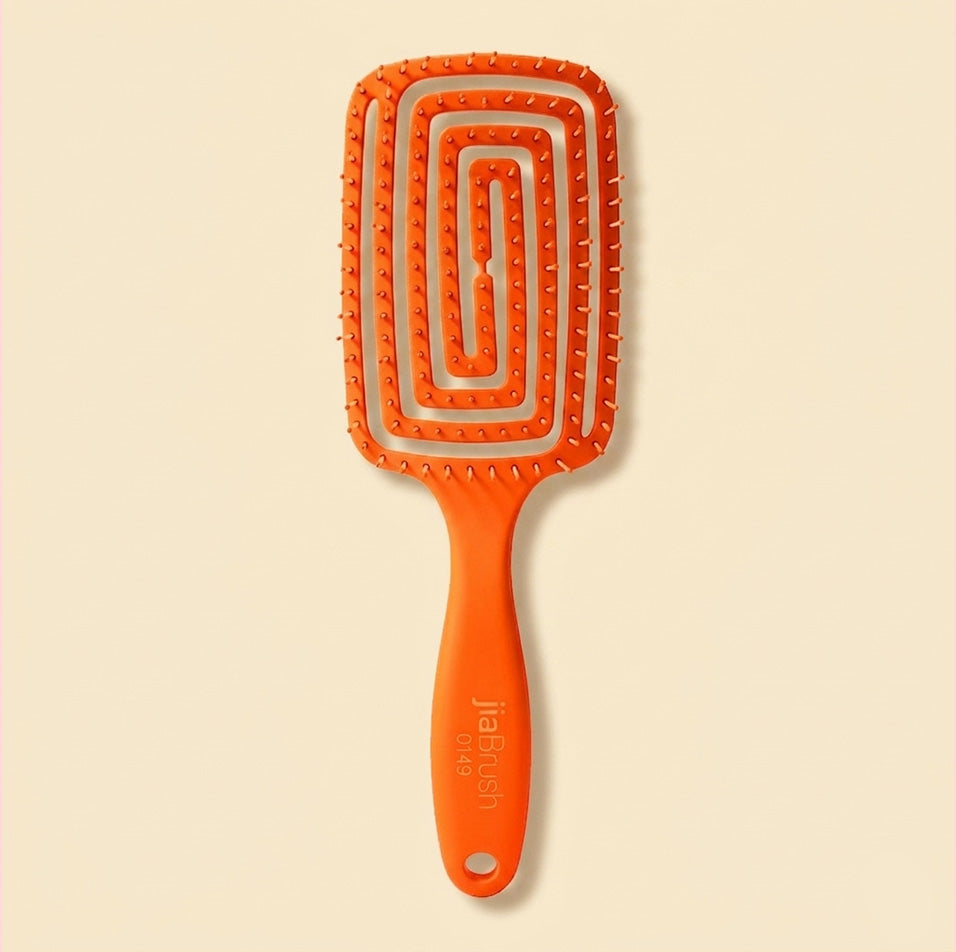 jiaBrush Detangling Hair Brush - Orange Blossom